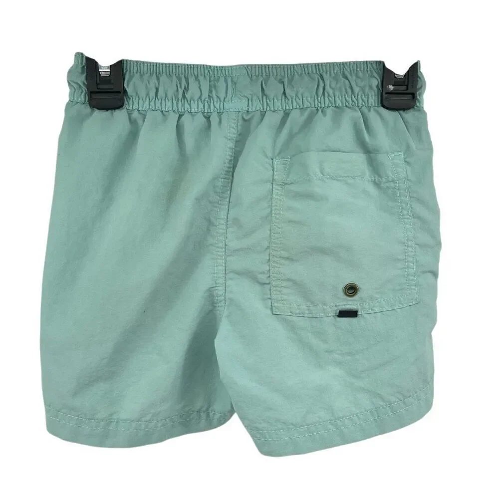 Art Class Boys Seafoam Green Swim Trunks Lined Elastic Waist Drawstring 6/7